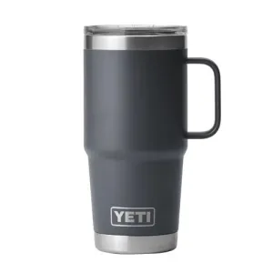 YETI Rambler 20oz Travel Mug w/ Lid | Charcoal