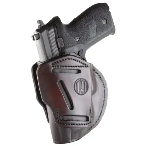 1791 GUNLEATHER 3 Way Holster OWB Size 6 Signature Brown Ambi