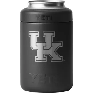 YETI 12oz Rambler Colster - Black / University of Kentucky Engraved