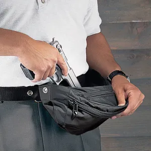 UNCLE MIKE'S FANNY PACK Holster GUNRUNNER BLK