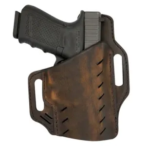 VERSACARRY Guardian Water Buffalo Fits Dbl Stacked 4" RH Brn