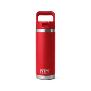 YETI Rambler 18 oz C Straw Bottle Rescue Red