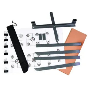 GPS Metal Target Stand 24" w/Target and supports Gray