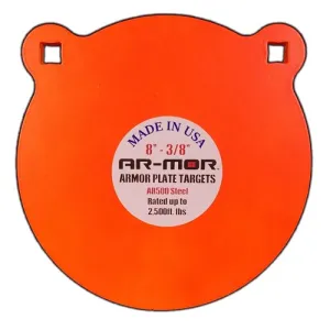 AR-MOR TARGETS 8 x 3/8" Round Gong Armour Plate Target