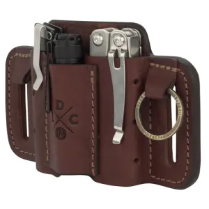 1791 GUNLEATHER Mini Easy Slide Ambi Chestnut Medium Leather