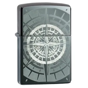 ZIPPO Windproof Lighter - Compass / Black Ice