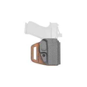 VERSACARRY V-Slide RH Fits S&W Shield EZ Leather/Poly Brown