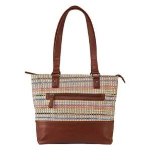 NCSTAR VISM Concealed Carry WOVEN TOTE- BROWN