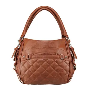 NCSTAR VISM Concealed Carry QUILTED HOBO BAG/BROWN