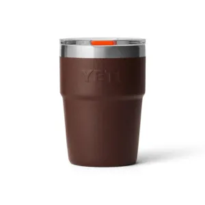 YETI Rambler 16 oz Stackable MS Wetlands Brown
