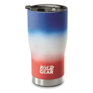 WYLD GEAR Tumbler 20 oz Red White & Blue