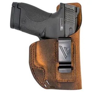 VERSACARRY Element IWB Size 04 Brown Leather Belt Clip