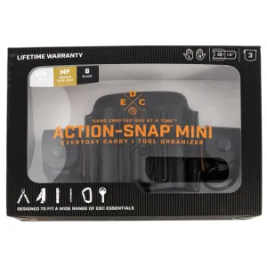 1791 GUNLEATHER Mini Action Slide Ambi Black Medium Leather