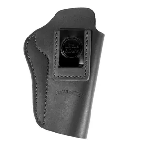 UNCLE MIKE'S IWB Leather Holster Size 4 for CZ 75, Glock 17 | Righ Hand