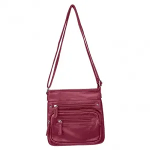 NCSTAR VISM Small Messenger Crossbody Bag - Red