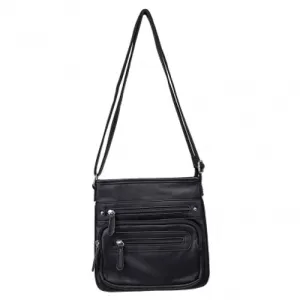 NCSTAR VISM Small Messenger Crossbody Bag - Black
