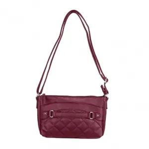 NCSTAR VISM Quilted Crossbody Bag - Red