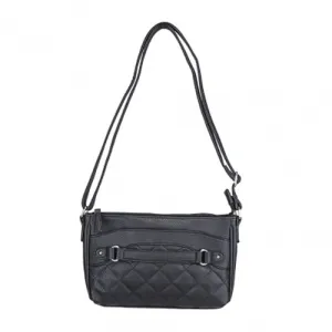 NCSTAR VISM Quillted Crossbody Bag - Black
