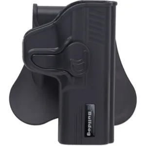BULLDOG Rapid Release OWB Black Paddle Glock 26/27/33 RH