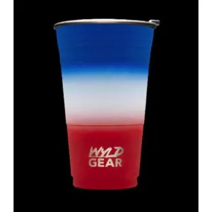 WYLD GEAR Party Cup 16 oz - Red, White, & Blue