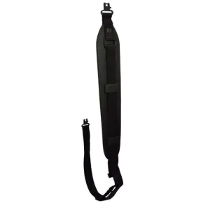 OUTDOOR CONNECTION Compact Molded Sling Black Rubber Talon QD Swivels
