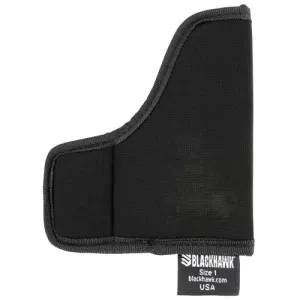 BLACKHAWK TecGrip, Size 01 Fits Med Auto Pistol 3-4"Ambi Blk