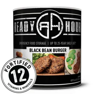 READY HOUR Black Bean Burger #10 can (38 servings)