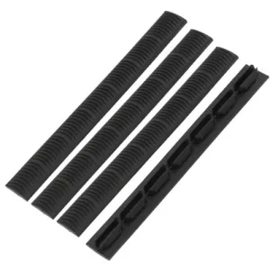 ERGO KEYMOD 7-SLOT WEDGELOKA(R) RAIL COVERS - 4 PACK | BLACK