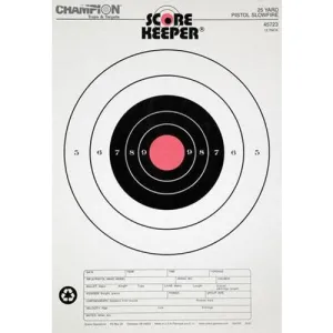 CHAMPION 25 YD PISTOL SLOW FIRE O/B 100