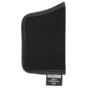 BLACKHAWK TecGrip, Size 02, Fits Med Rev 4" Ambi Black