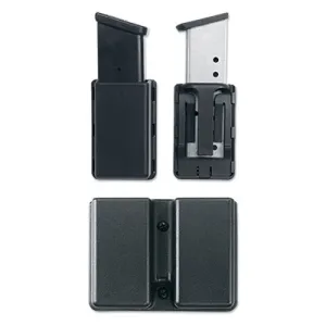 UNCLE MIKE'S Double Mag Case Kydex Black Double Stack, Paddle
