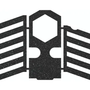 ARACHNIGRIP IWI Masada 9 Black -No logo
