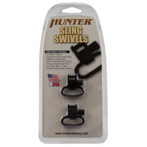 HUNTER COMPANY Swivel Set Sling Swivel 1" Black Oxide Steel