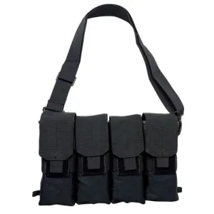 NCSTAR 8x AR15 Magazine Carrier & Pouch (MOLLE Compatible) | Black