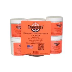 TANNERITE 1/4 Brick (4 pack 1/4 lb targets)