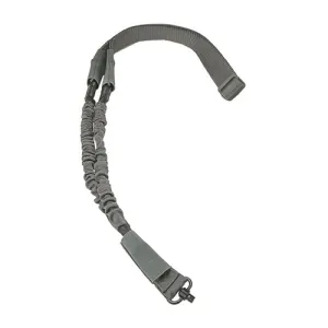 NCSTAR VISM Single Point Bungee Sling w/ QD Swivel (GRAY)