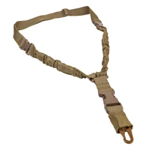 NCSTAR VISM DELUXE SINGLE POINT BUNGEE SLING/ TAN