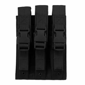 NCSTAR Hicap Pistol Triple Magazine Pouch - Black
