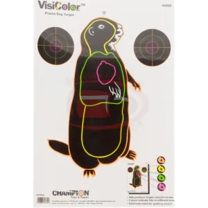 CHAMPION Visicolor Prairedog Target 10pk