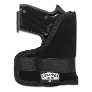 UNCLE MIKE'S OT Inside-the-Pocket Holster Black Size 1, Ambi
