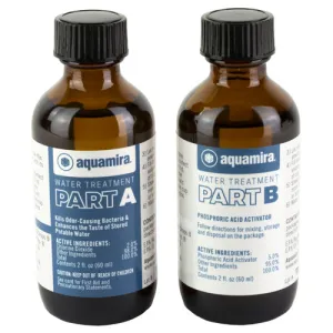 AQUAMIRA Water Treatment Drop 2oz Glass Bottle to 30 Gallon