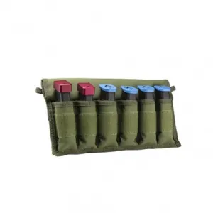 NCSTAR Pistol Magazine Carrier - Large x8 (Green)