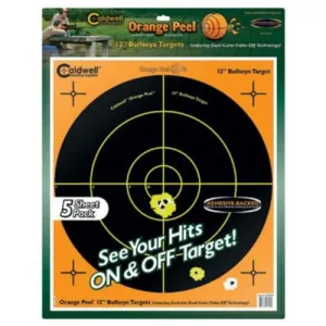 CALDWELL Orange Peel 12" Bullseye 5 Sheets