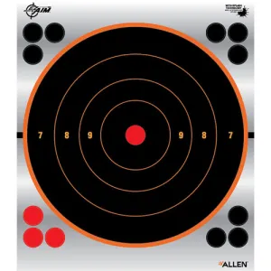 ALLEN EZ Aim 9" Reflective Bullseye Target, 6 Per Pack