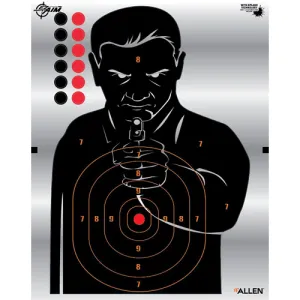 ALLEN EZ Aim Silhouette Target, 4 Per Pack