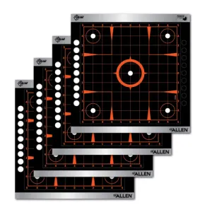 ALLEN EZ Aim Reflective Adhesive 12X12 Sight Grid, 4Pack