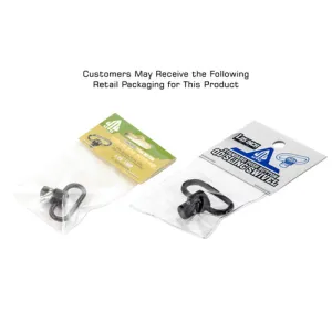LEAPERS UTG Std Duty Push Button QD Sling Swivl 1.25" Loop