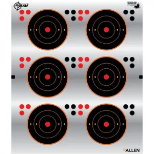 ALLEN EZ Aim 3" Aiming Dots, 6 Dots Per Sheet, 6 Sheets