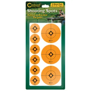 CALDWELL 1"+2" Orange Shooting Spots 12sheet (72-1", 36-2")