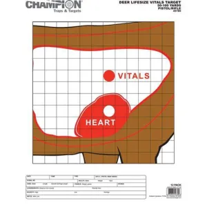 CHAMPION Target, Deer Vitals 12pk